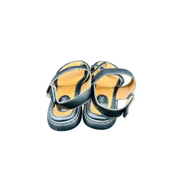 b.o.c Black Strappy Comfort Sandals 8M – Minimalist Y2K Summer Shoes - Picture 2 of 5